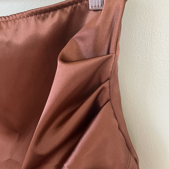 Windsor Light Brown Mini Skirt Adult S - Picture 2 of 4